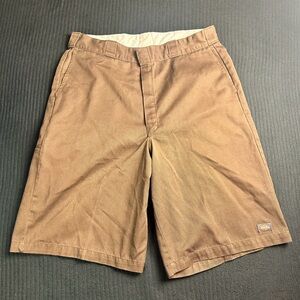 🛹🤎 Vintage Dickies Brown Workwear Carpenter Shorts 34 USA Skate 🤎🛹